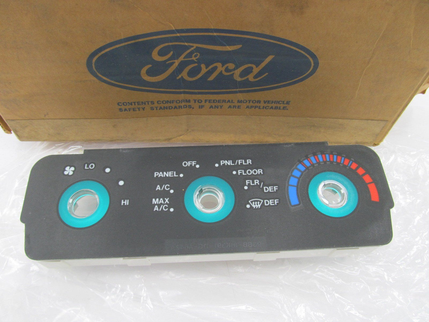 NEW GENUINE OEM 1995-97 Contour F5RZ-19980-D A/C Heater Control FACE PLATE ONLY