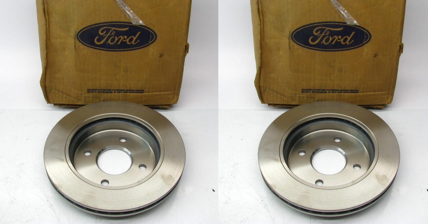 (2) GENUINE OEM Ford F5RZ-2C026-A REAR Disc Brake Rotors 95-97 Contour Mystique