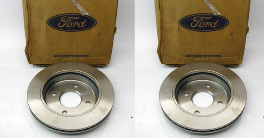 (2) GENUINE OEM Ford F5RZ-2C026-A REAR Disc Brake Rotors 95-97 Contour Mystique