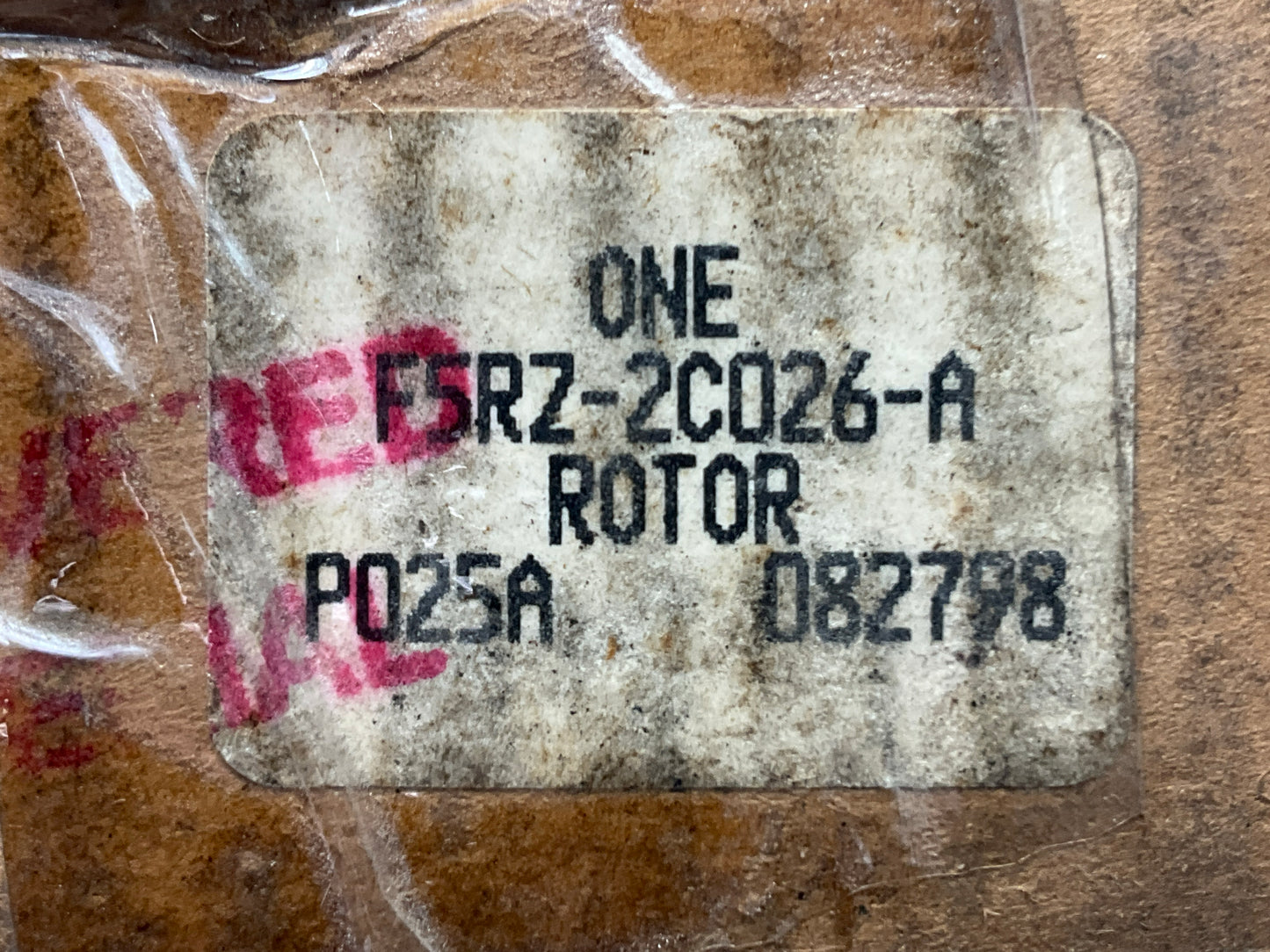 NEW GENUINE OEM Ford F5RZ-2C026-A REAR Disc Brake Rotor 1995-97 Contour Mystique