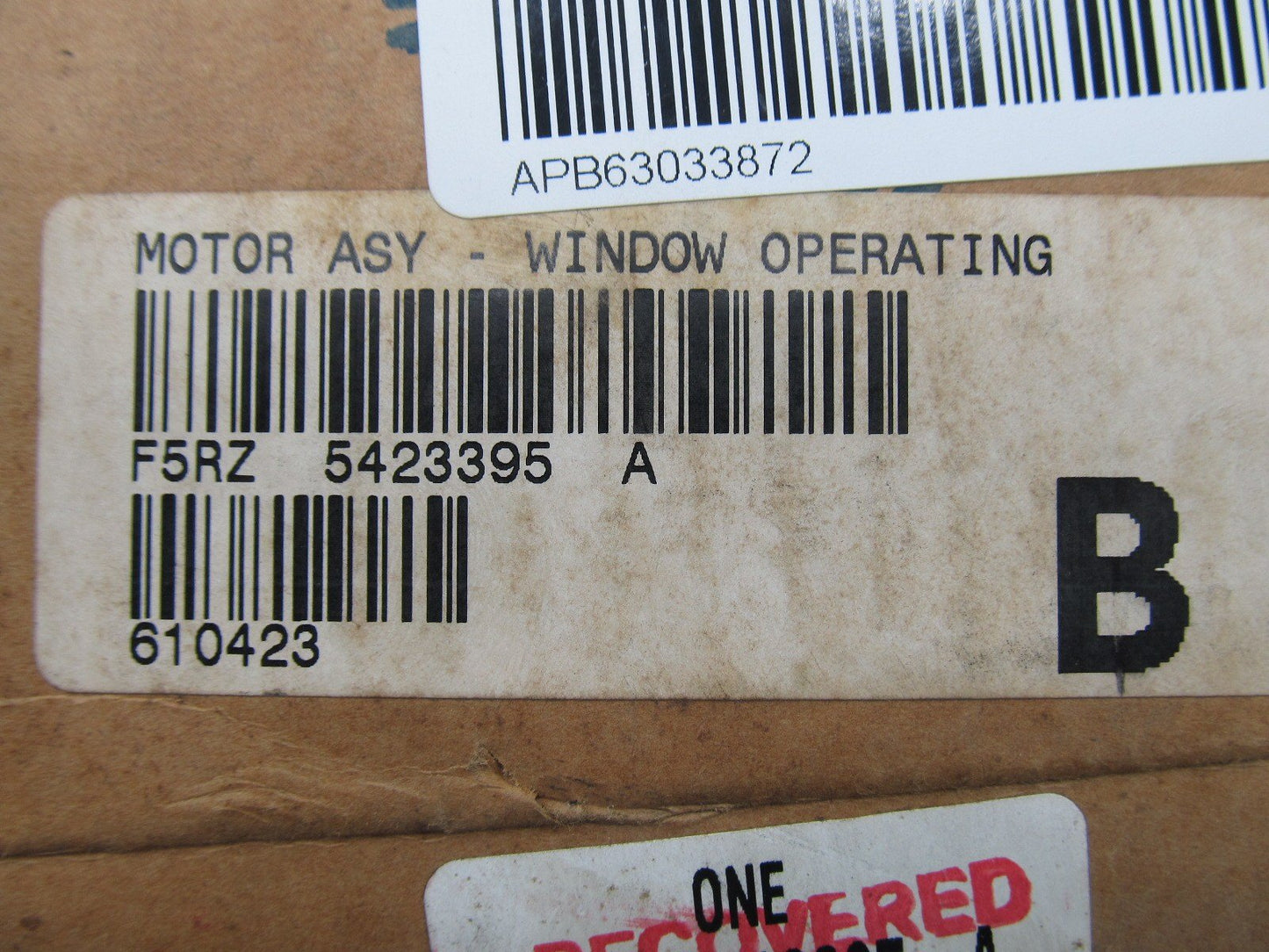 NEW OEM Ford F5RZ-5423395-A Power Window Motor - Left Drivers Side Front / Rear
