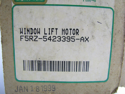 REMAN. Genuine OEM Ford F5RZ-5423395-AX Left Drivers Side Power Window Motor