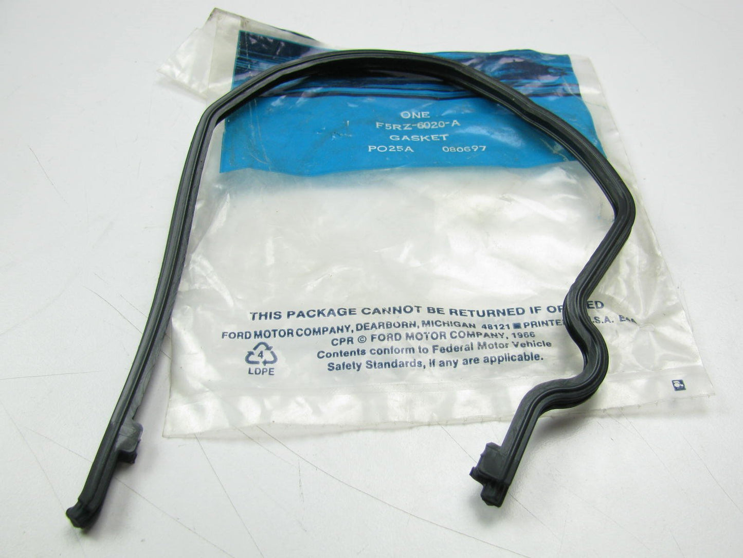 NEW - OEM Ford F5RZ-6020-A Engine Timing Cover Gasket - RIGHT SIDE