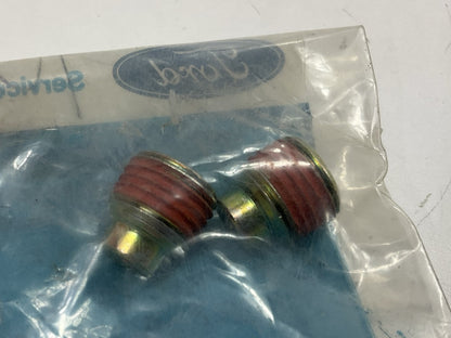 (2) NEW - OEM Ford F5RZ-6026-A Threaded Oil Gallery Plug 1995-2004 2.0L-L4