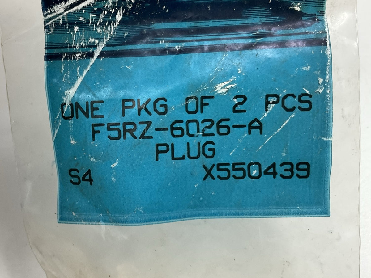 (2) NEW - OEM Ford F5RZ-6026-A Threaded Oil Gallery Plug 1995-2004 2.0L-L4