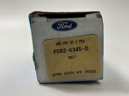 (2) NEW - OEM Ford F5RZ-6345-D Engine Crankshaft Main Cap Bolt