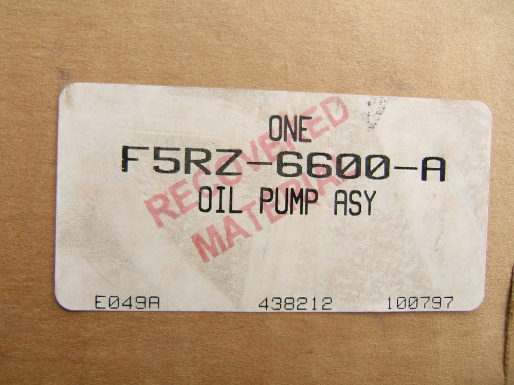 OEM Ford F5RZ-6600-A Engine Oil Pump 1995-1997 Contour Mystique 2.0L DOHC Zetec