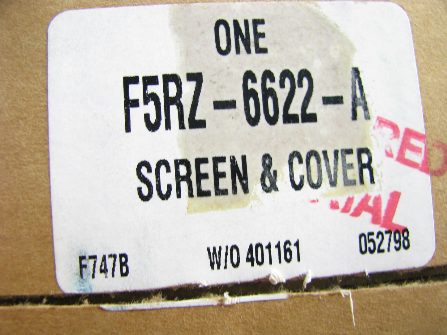 NEW OEM Ford F5RZ-6622-A Engine Oil Pump Pickup Tube 95-97 Contour Mystique 2.0L