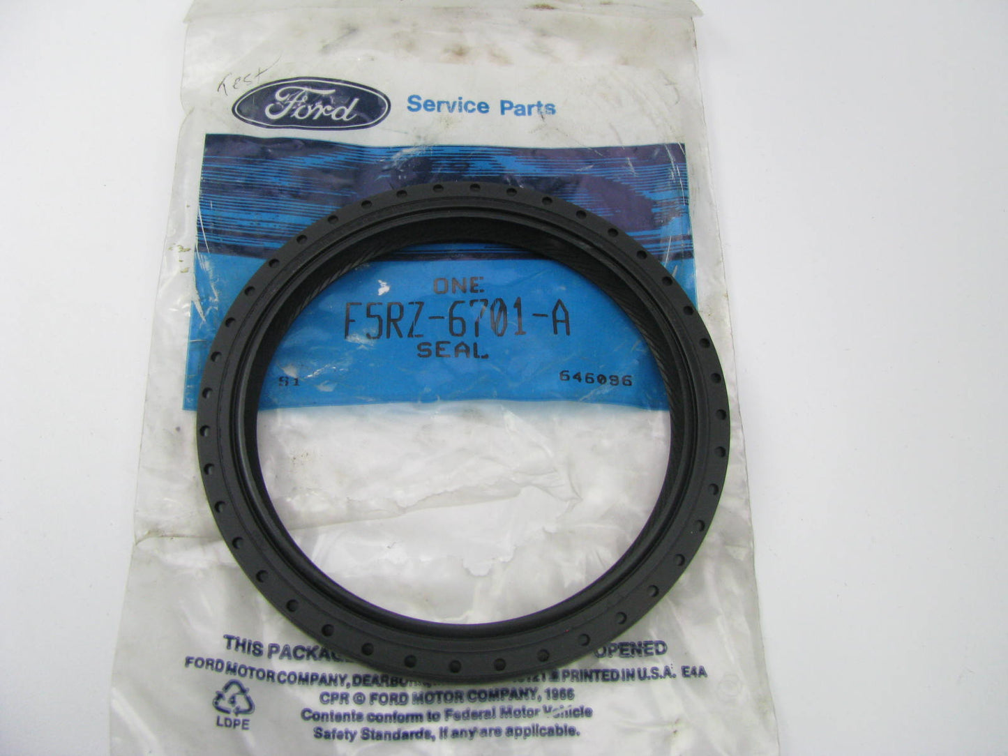 NEW - OEM Ford F5RZ-6701-A Engine Crankshaft Seal Rear 1995-2000 2.0L-L4