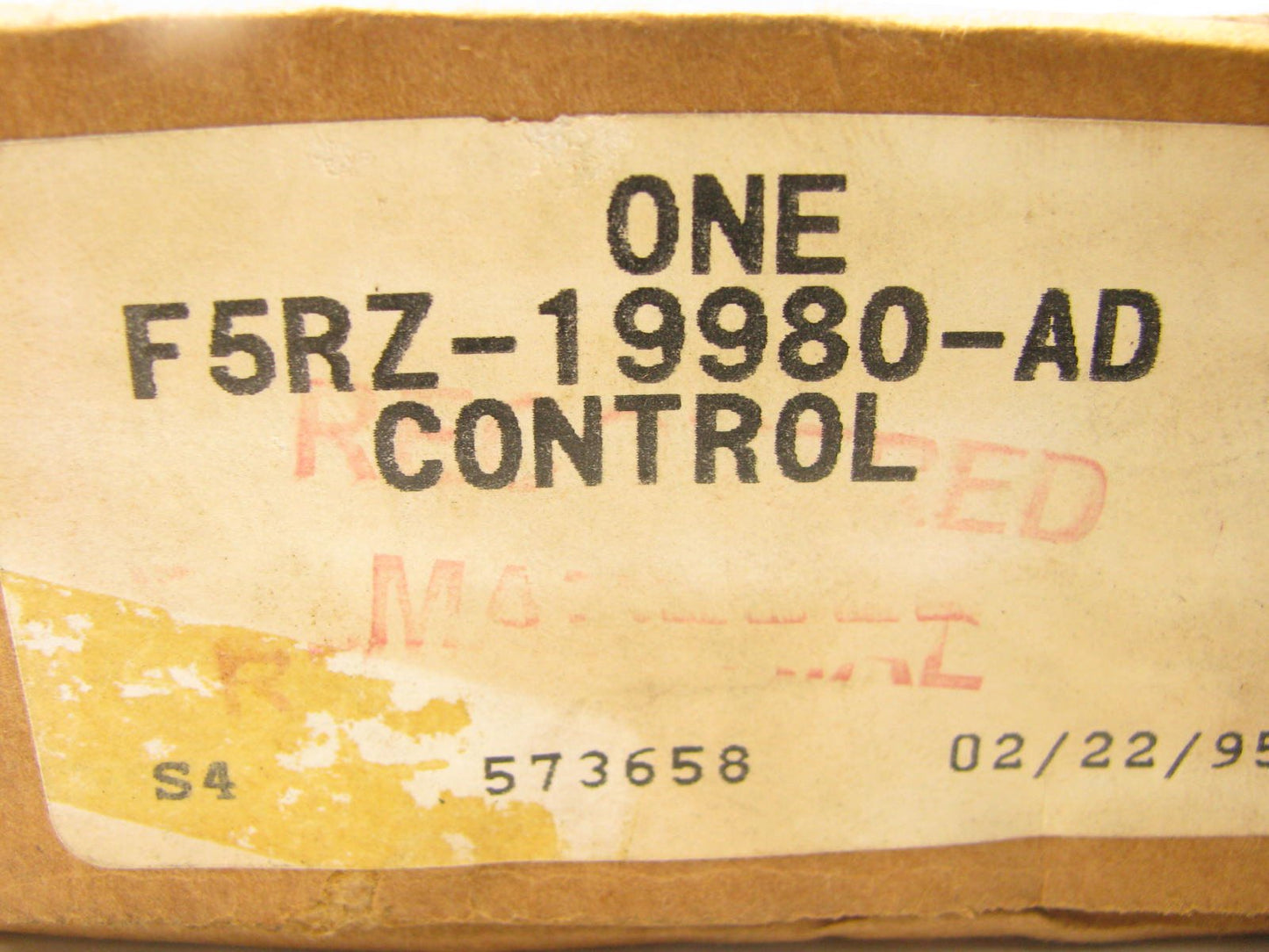 NEW - OEM Ford F5RZ19980AD HVAC Dash Climate Control Unit For 1995-1997 Contour