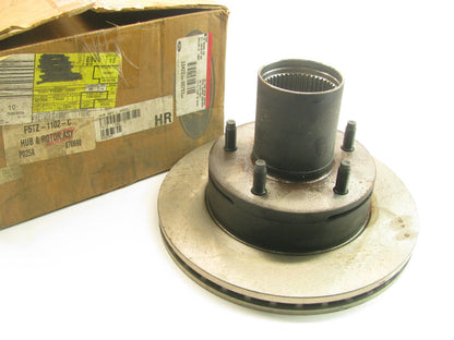 NEW - OEM Ford F5TZ-1102-C FRONT Disc Brake Rotor & Hub - 4WD ONLY