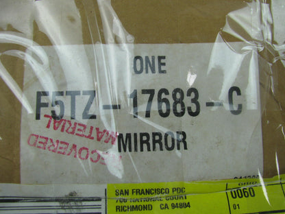 NEW - OEM GENUINE Ford F5TZ-17683-C Outside Mirror Left Drivers Side Black