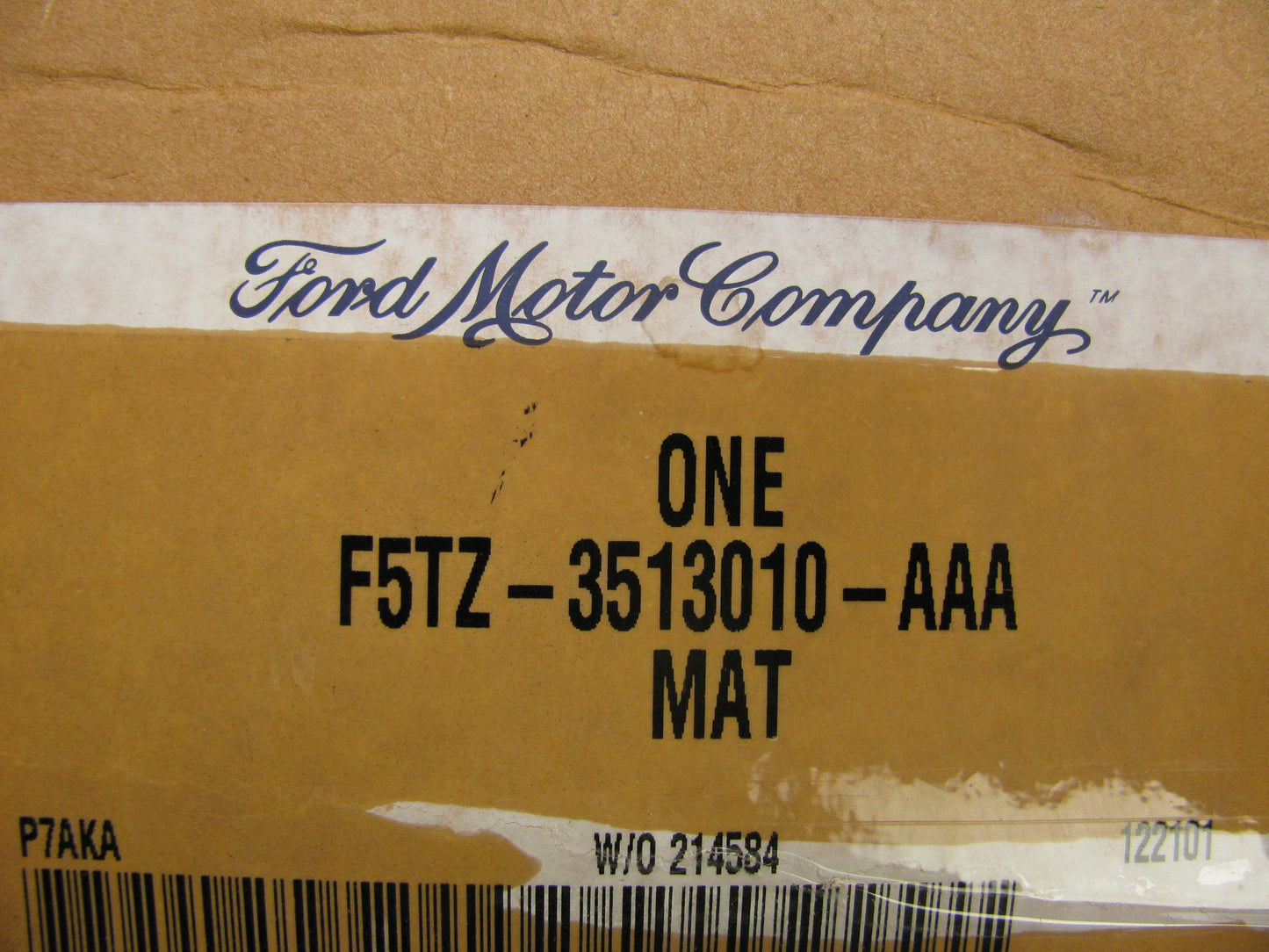 NOS 1995-up Ford F-350 Pickup 4-Door CAB (Crew Cab) OEM Mocha Floor Vinyl Liner