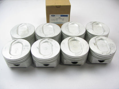 (8) NOS Ford F5TZ-6108-DA Piston & Pin Set 0.060'' 1993-1997 F-250 F-350 7.5L 460