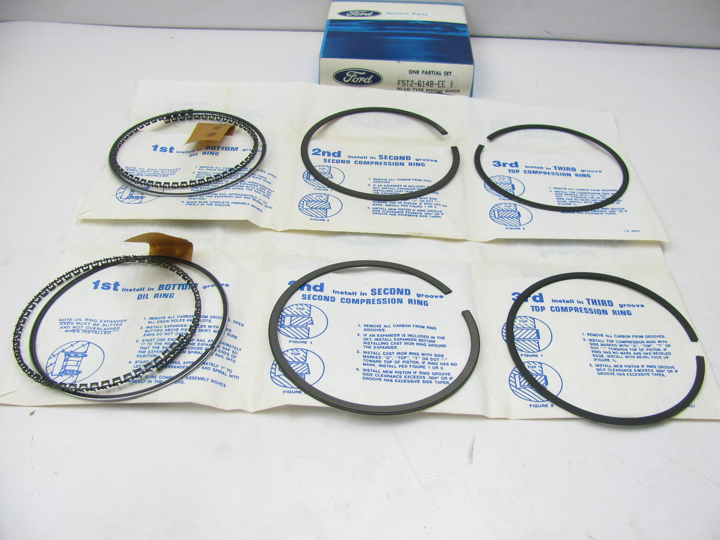 DOES 2 PISTONS - Ford F5TZ-6148-EE Partial Piston Rings STD 1995-97 351W 5.8L-V8