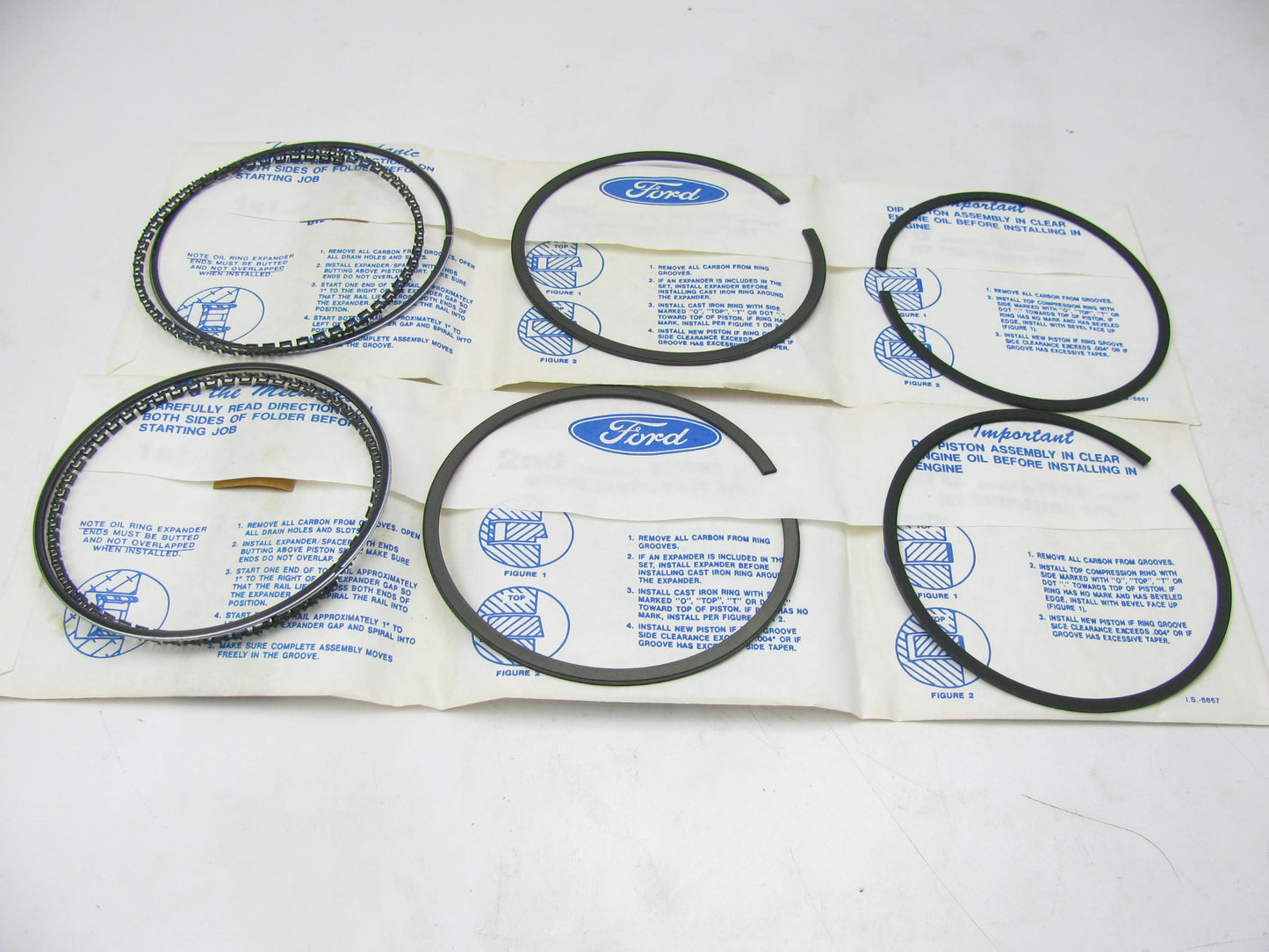 DOES 2 PISTONS - Ford F5TZ-6148-EE Partial Piston Rings STD 1995-97 351W 5.8L-V8
