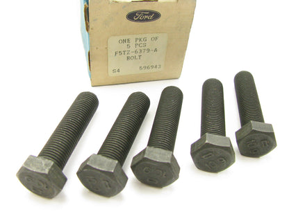 (5) NEW - OEM Ford F5TZ-6379-A Clutch Flywheel Bolt 1994-2003 7.3L-V8 Diesel
