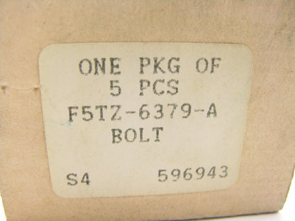 (5) NEW - OEM Ford F5TZ-6379-A Clutch Flywheel Bolt 1994-2003 7.3L-V8 Diesel