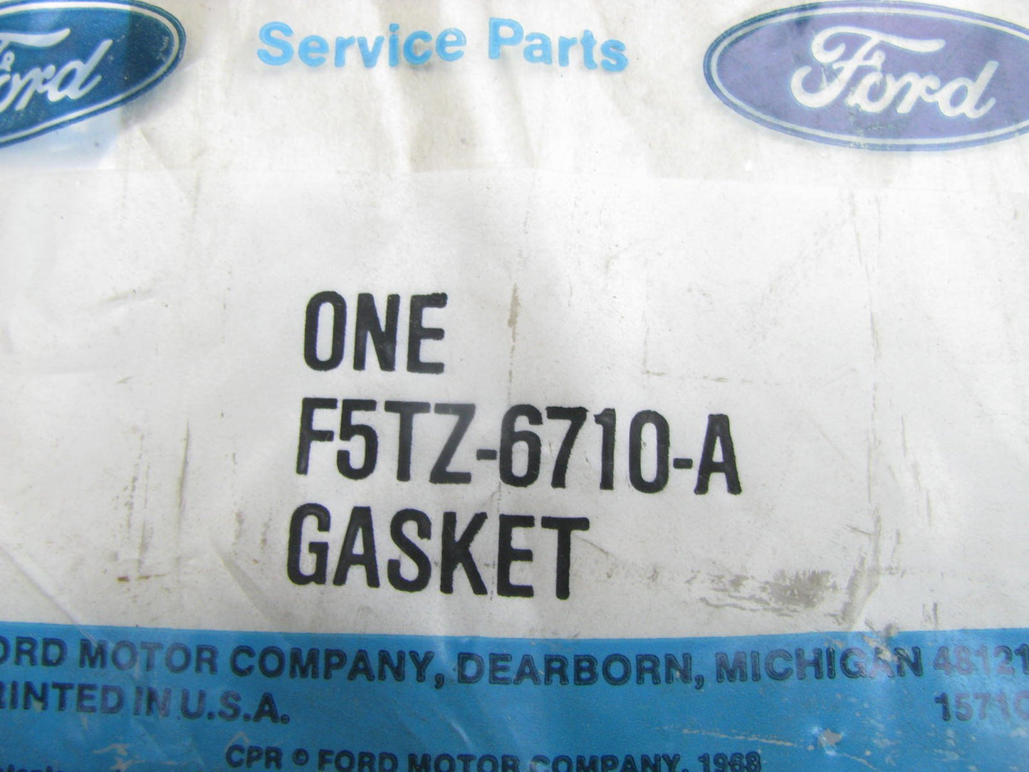 NEW GENUINE OEM Ford F5TZ-6710-A Engine Oil Pan Gasket  1987-1997 5.0L 302