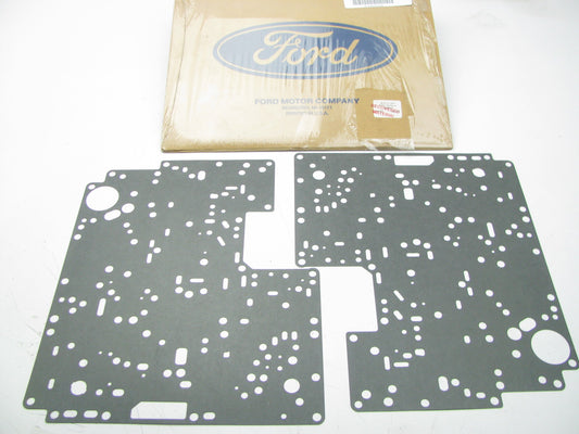 (2) NEW - OEM Ford F5TZ-7D100-A Lower Valve Body Separator Gasket 1995 E4OD