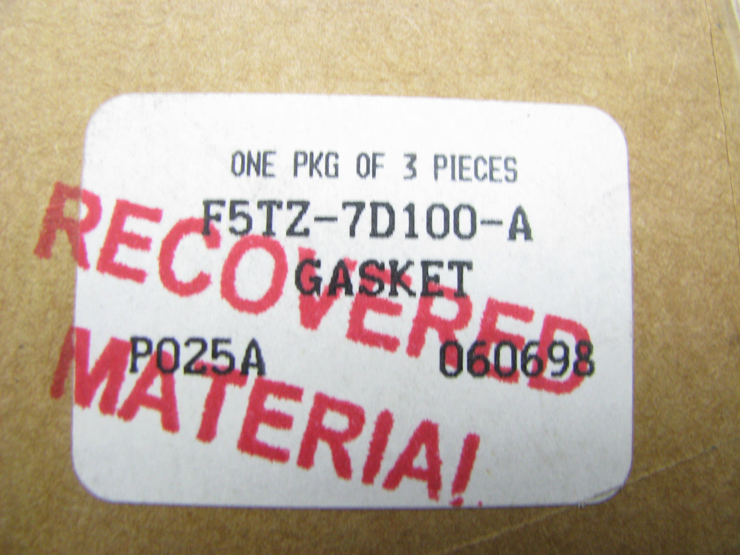 (2) NEW - OEM Ford F5TZ-7D100-A Lower Valve Body Separator Gasket 1995 E4OD