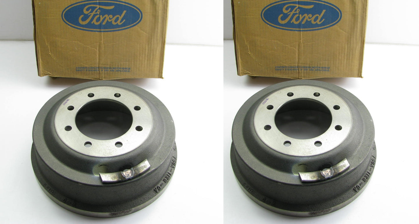 (2) NEW - OEM Genuine Ford F5UZ-1126-A Rear Brake Drums 2003-2006 E250 VAN