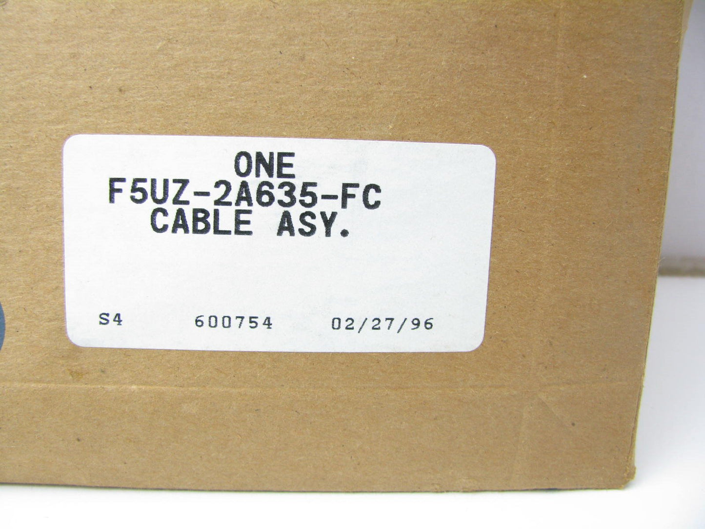 NOS OEM Ford F5UZ-2A635-FC Rear Parking Brake Cable 1995 Econoline E150 E250 Van