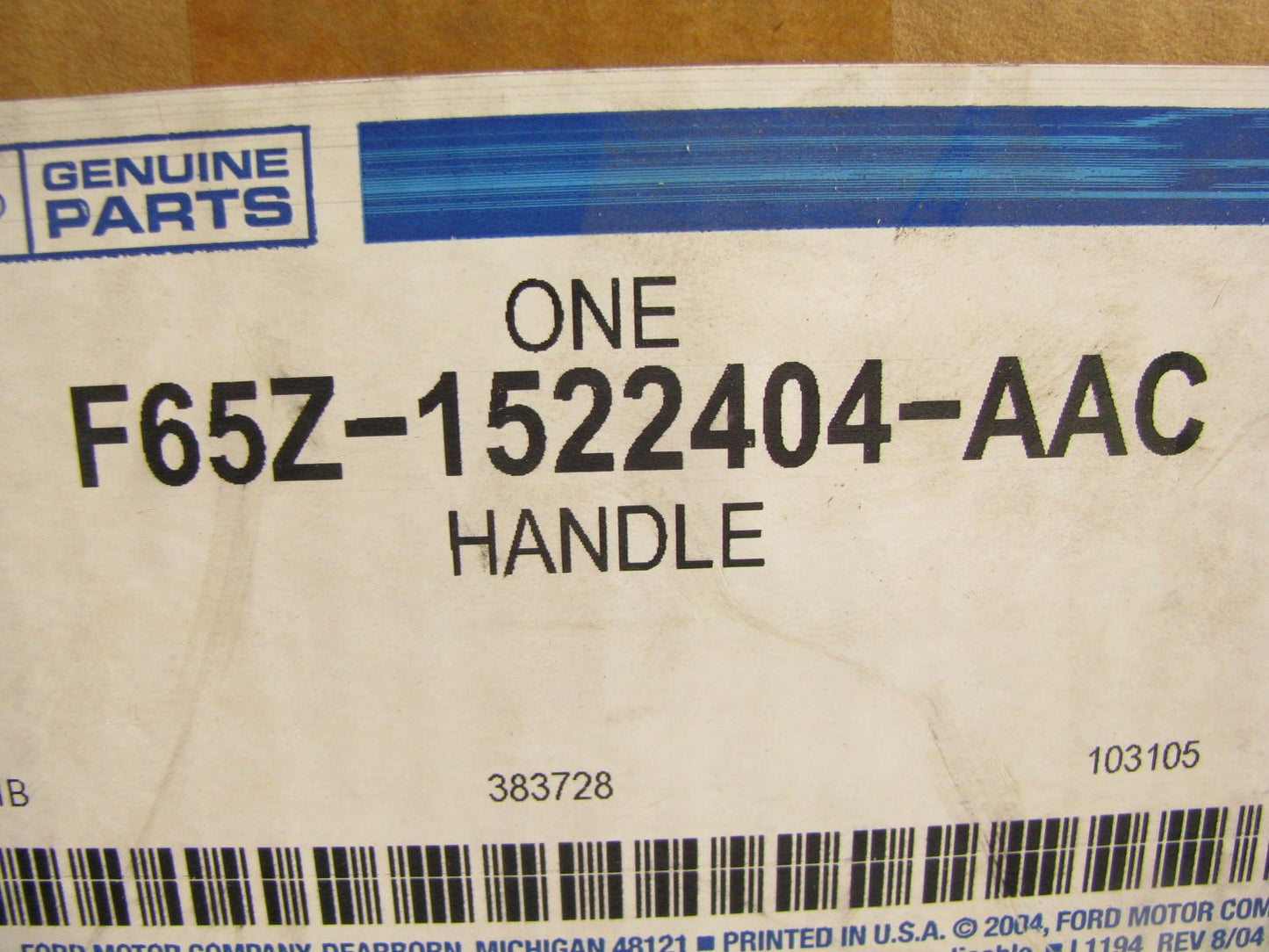 NEW GENUINE OEM Ford F65Z-1522404-AAC FRONT RIGHT Side Exterior Door Handle