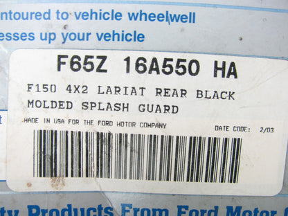 NEW - OEM Ford F65Z-16A550-HA Rear Splash Guards 1997-03 F-150 1997-99 F-250