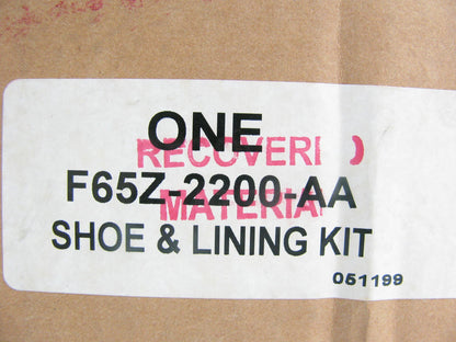 New OEM Ford Rear Brake Shoes 97-02 F150 F65Z-2200-AA  11x2.25 Inch