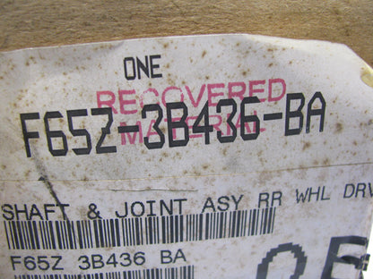 NEW - OEM Ford F65Z-3B436-BA Front Outer CV Axle 1997-2003 F150 1997-99 F250 4WD