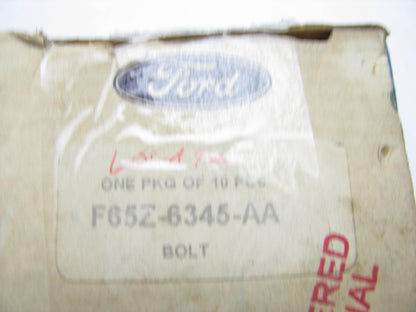 (10) NEW - OEM Ford F65Z-6345-AA Engine Crankshaft Main Bearing Cap Bolts