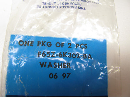 (2) NEW - OEM Ford F65Z-6K302-BA Crankshaft Thrust Washer