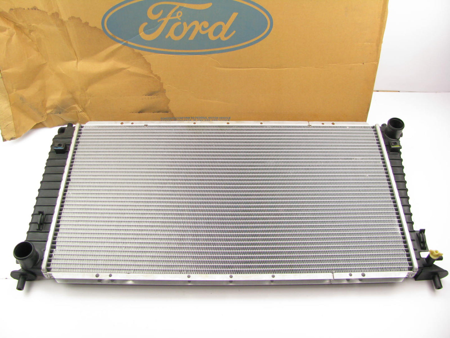NEW - OEM Ford F65Z-8005-AA Radiator 1997-1999 F-150 4.2L 4.6L W/ Manual Trans