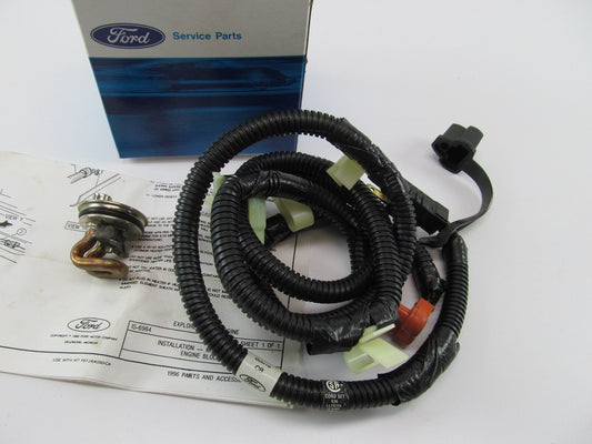 NEW - OEM Ford F67Z-6D008-CA Engine Block Heater Kit 1996-1999 Explorer 4.0L-V6