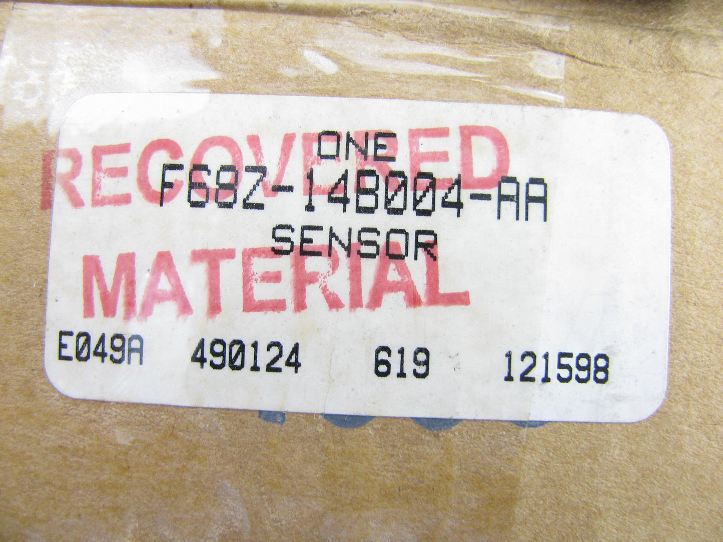 New OEM Ford F68B-14B004-AA Front SRS Crash Impact Sensor - 1997-98 Windstar