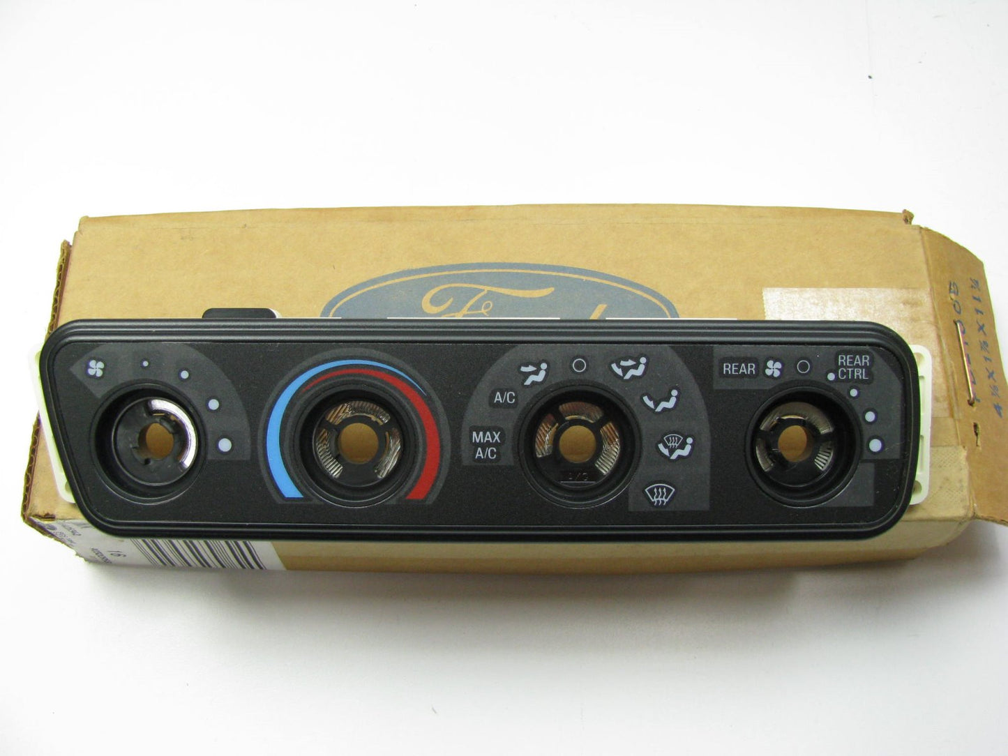 New OEM Ford F68Z-19980-CA HVAC Dash Control Panel Face Plate 1996 Ford Windstar
