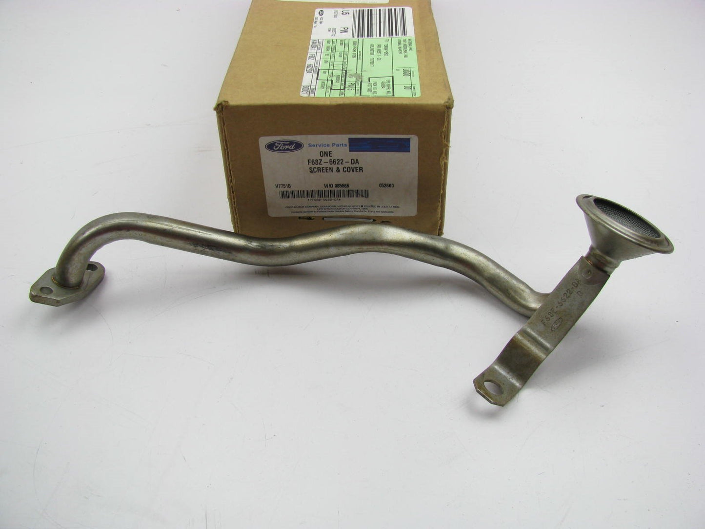 NEW - OEM FORD F68Z-6622-DA Oil Pump Pickup Tube 1996 Windstar 3.8L F68E-6622-DA