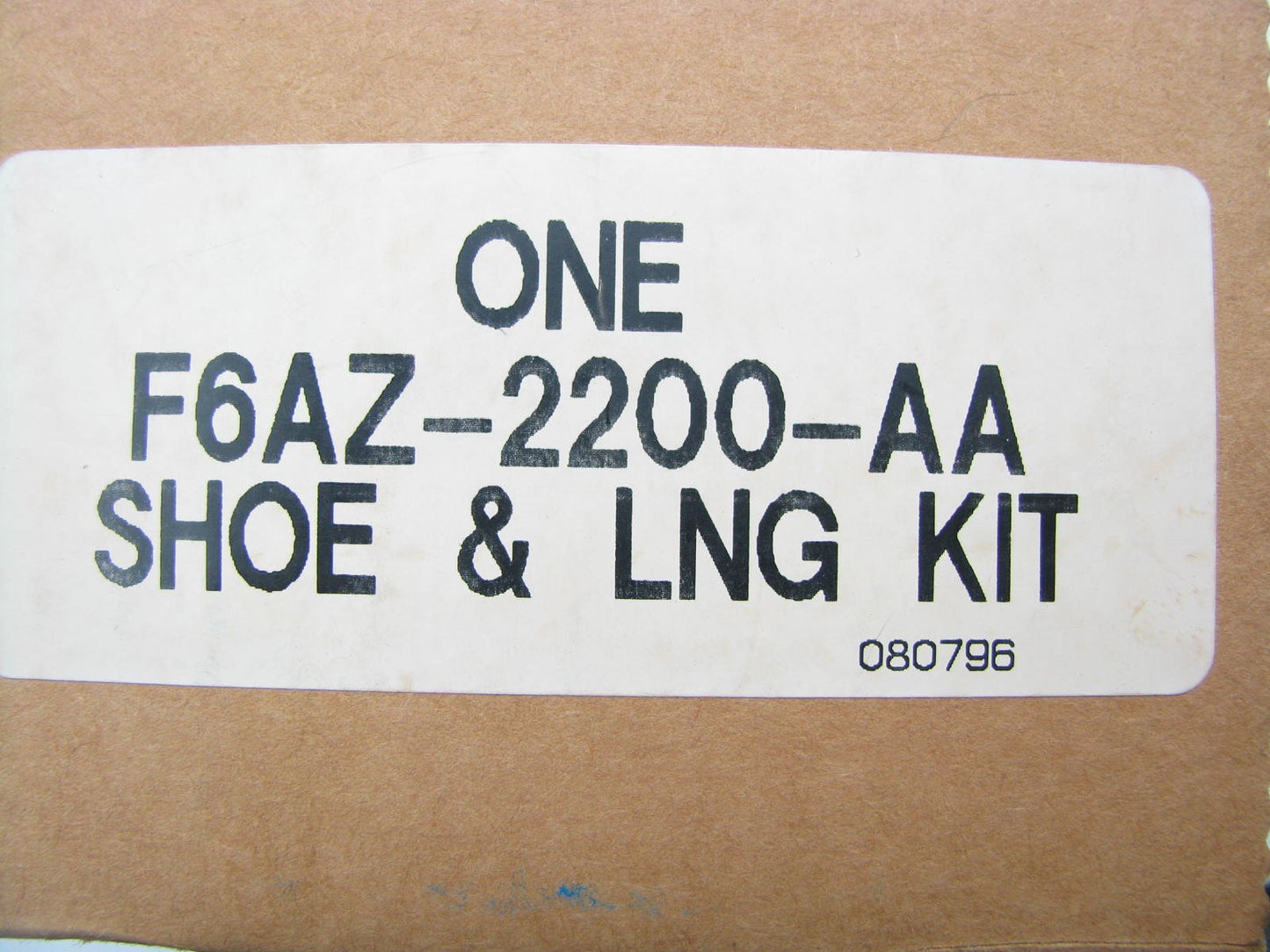 NEW GENUINE OEM Ford F6AZ-2200-AA Rear Disc Brake Pads