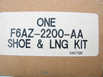 NEW GENUINE OEM Ford F6AZ-2200-AA Rear Disc Brake Pads