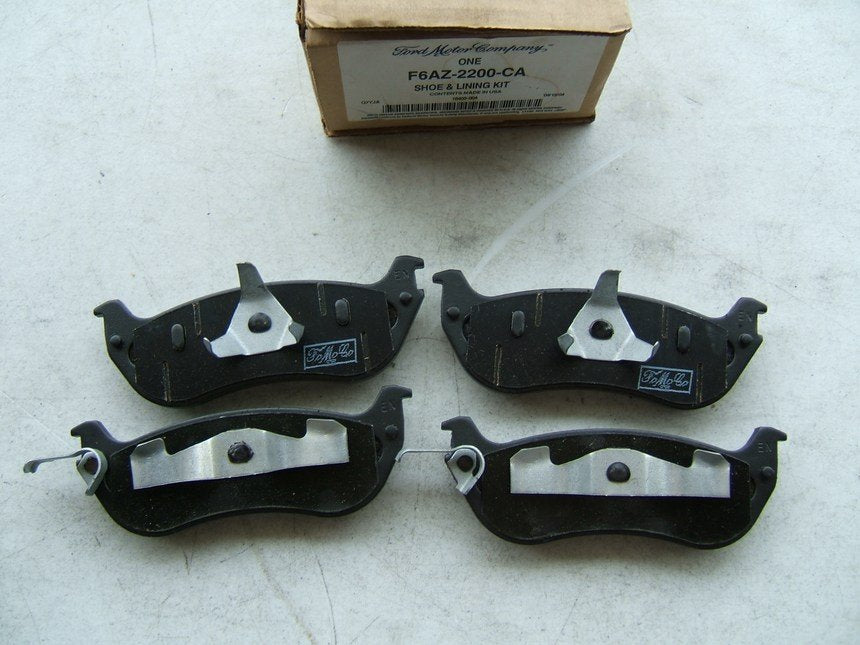 NEW GENUINE OEM Ford F6AZ-2200-CA Rear Disc Brake Pads