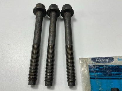 (3) NEW - OEM Ford F6AZ-6345-AA Engine Crankshaft Main Bearing Cap Bolt