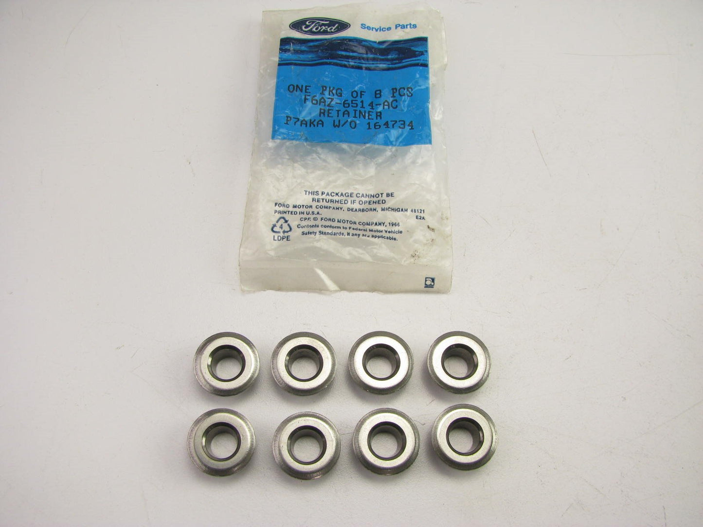 (8) NEW Ford F6AZ-6514-AC Engine Valve Spring Retainers 1996-2016 4.6L 5.4L V8