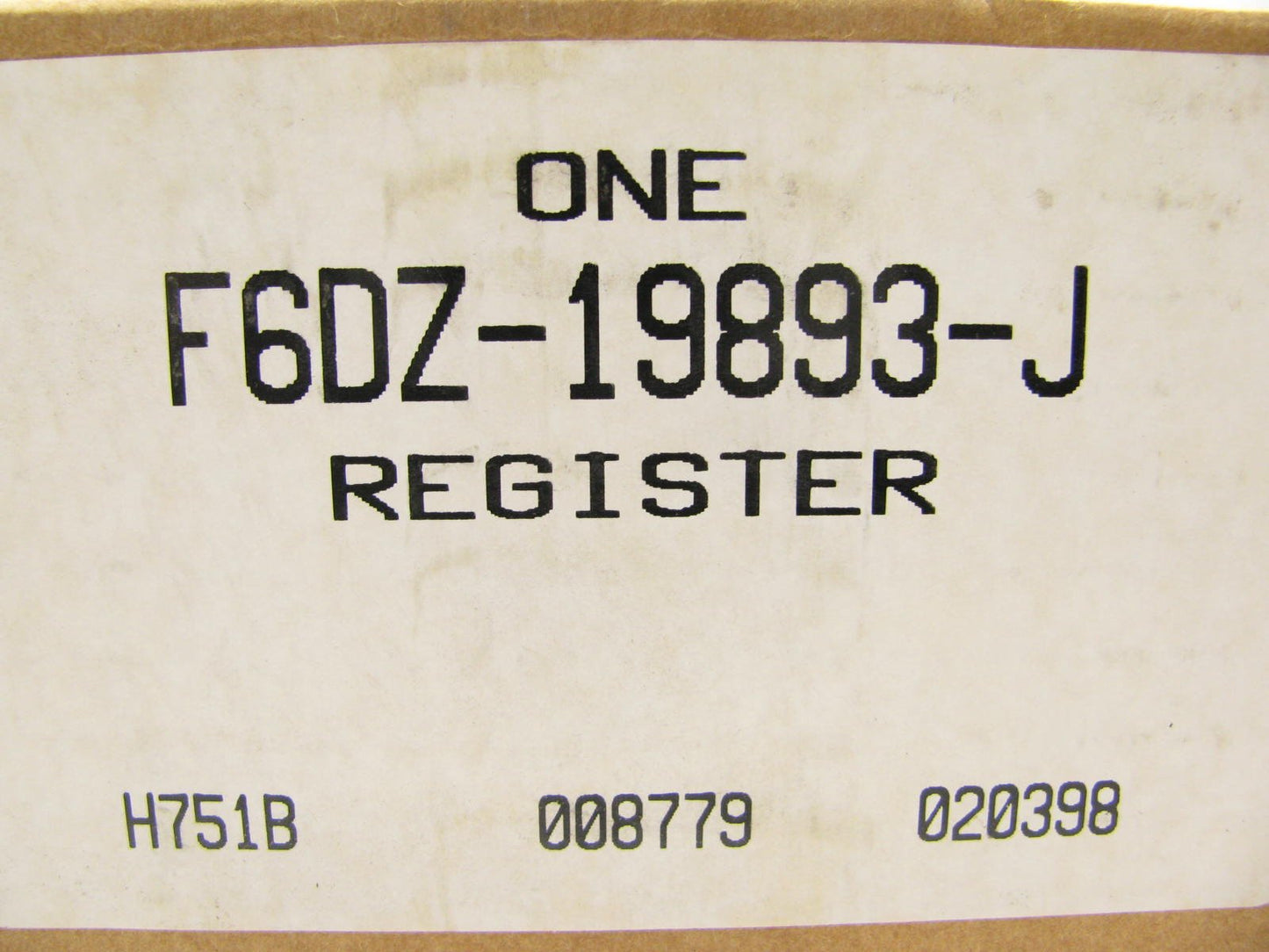 NEW - OEM Ford F6DZ-19893-J Right A/C Air Vent - Graphite 1996 Taurus Sable