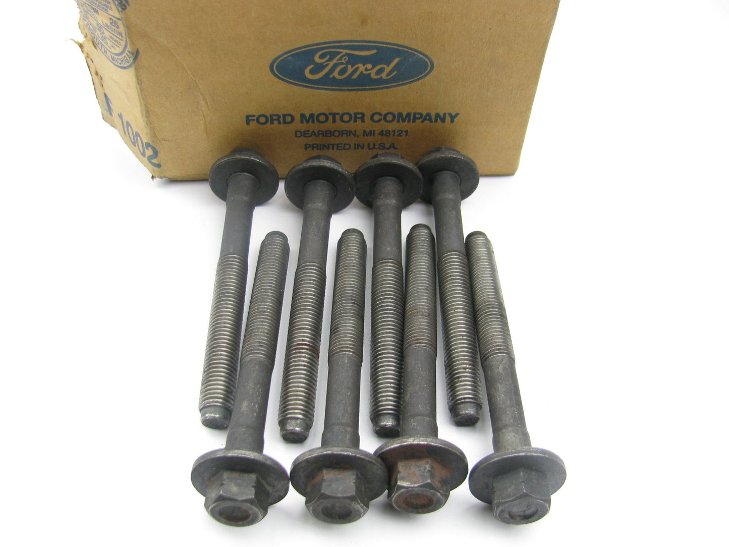 (8) NEW OEM Ford F6DZ-6065-CA Cylinder Head Bolts 88-95 Ford 2.5L 3.0L 3.8L - V6