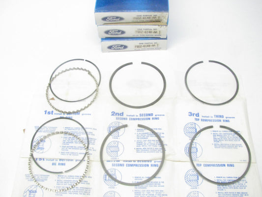 NEW OEM Ford F6DZ-6148-AA Complete Piston Ring Set STD 1996-05 3.0L DURATEC DOHC