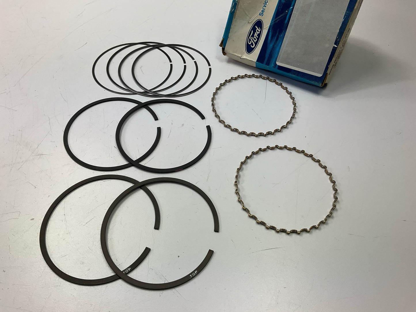 DOES 2 PISTONS - Ford F6DZ-6148-RA Partial Piston Rings (STD) 1996-99 3.0L OHV