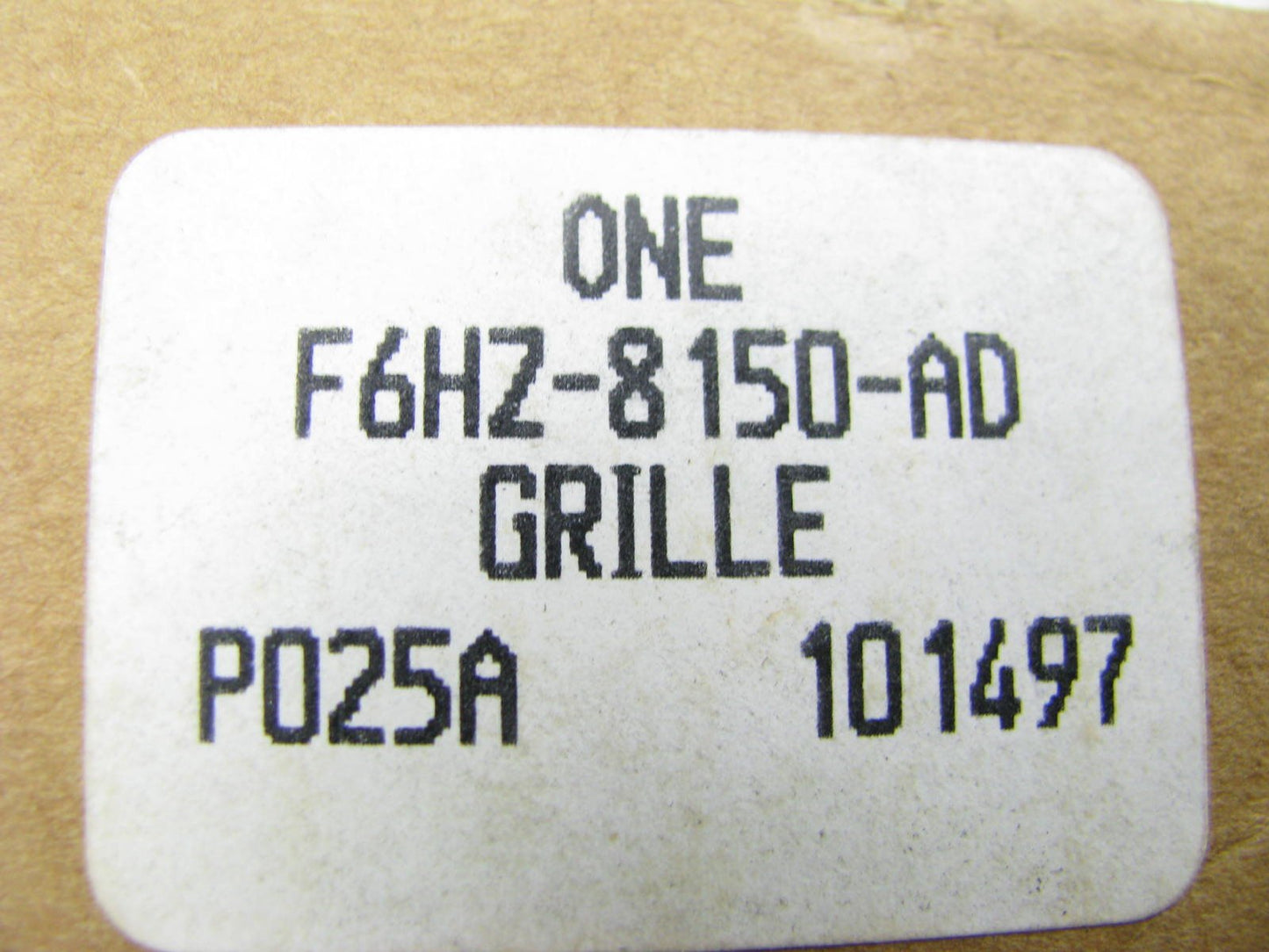 NEW GENUINE Left Drivers Side Grille Insert 1996 Ford Heavy Truck F6HZ-8150-AD