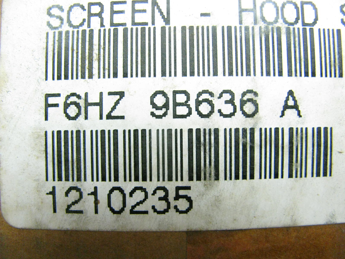 NEW - OEM Ford F6HZ-9B636-A Engine Air Cleaner Duct Screen 1996-1997 L-Series
