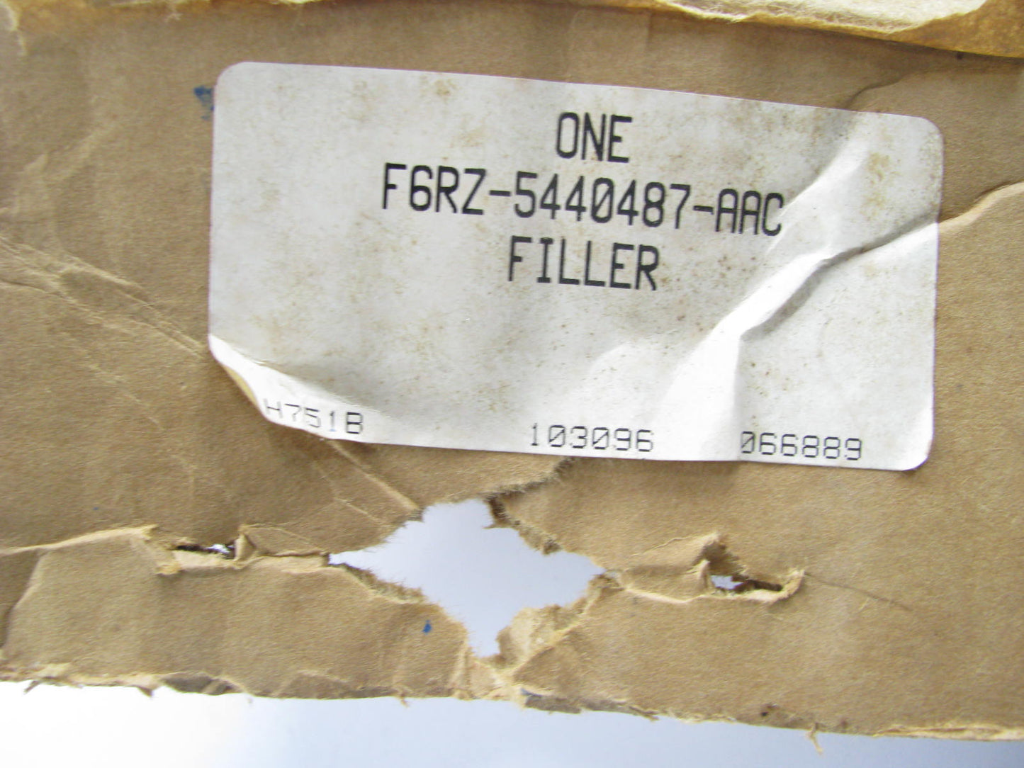 NEW - OEM Ford F6RZ-5440487-AAC Trunk License Plate Panel 1995-2000 Contour